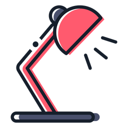 09821b57947fe8034481b9bf47a6e6eb-icono-de-trazo-de-lampara-de-mesa-2